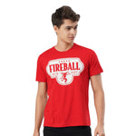 Load image into Gallery viewer, Round neck Red Fireball T shirt
