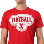 Load image into Gallery viewer, Round neck Red Fireball T shirt
